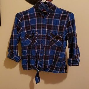 Blue flannel